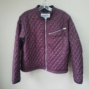 Obermeyer Quilted Lightweight Jacket Coat Plum 12